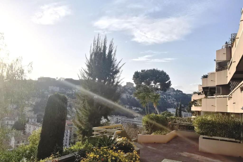 Appartement Nice Centre Vue Mer Avec Piscine Pour Famille, Couple D'Amis Pas De Groupes De Jeunes Autorises Buitenkant foto