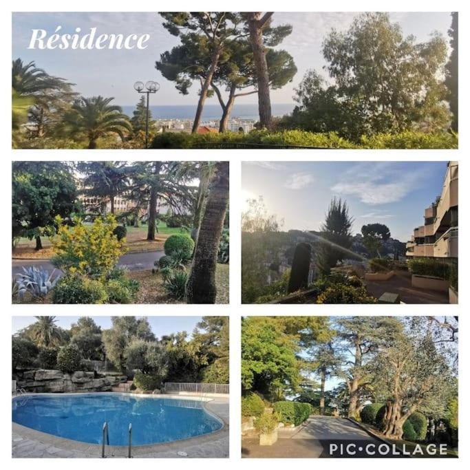 Appartement Nice Centre Vue Mer Avec Piscine Pour Famille, Couple D'Amis Pas De Groupes De Jeunes Autorises Buitenkant foto